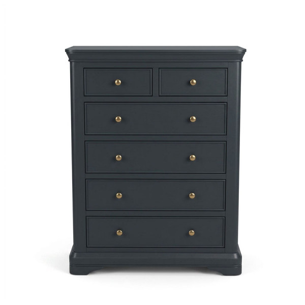 Cora 2 Over 4 Chest Dark Grey